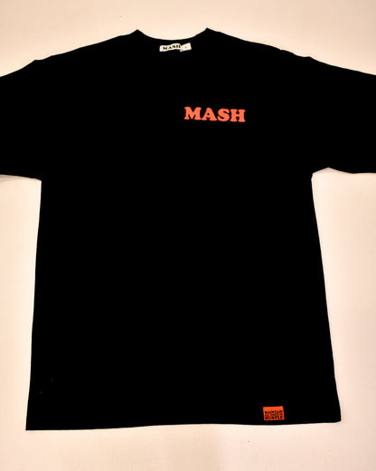 "’MASH’ MONEY SIGN" TEE (BLACK/RED)